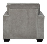 STELLAR Nickel Gray 38" Wide Arm Chair