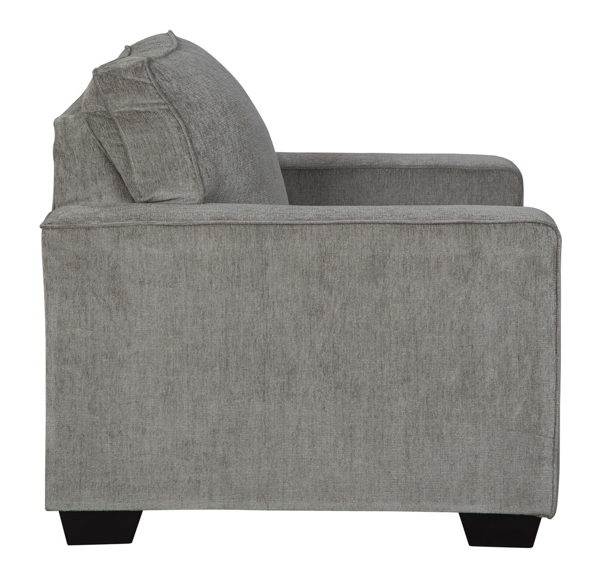 STELLAR Nickel 38" Wide Arm Chair & Ottoman