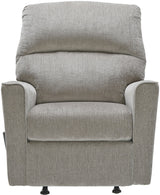 STELLAR Nickel 34" Wide x 40" Height Rocker Recliner