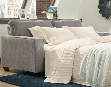 STELLAR Nickel 95" Wide Queen Sofa Sleeper