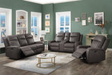 STRIKEOUT Chocolate Reclining Sofa & Loveseat
