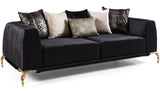STUTZ Black Luxury Sofa & Loveseat *Closeout