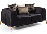 STUTZ Black Luxury Sofa & Loveseat *Closeout