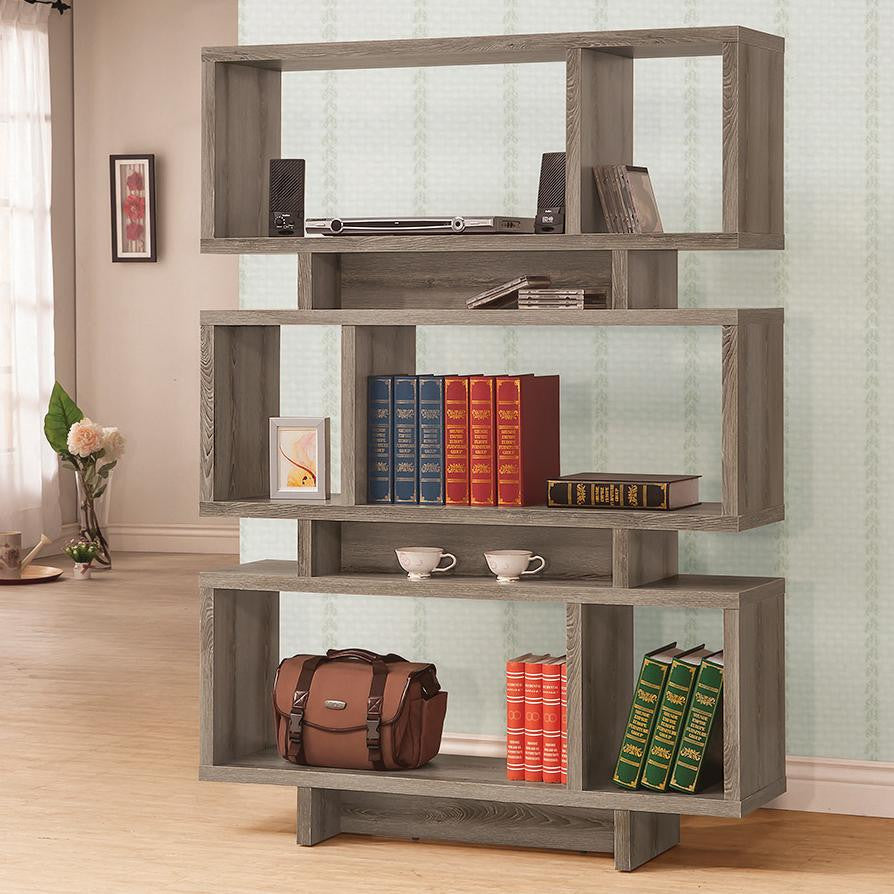 Sable Gray Bookcase