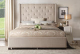 SAMARA Beige Storage Bed