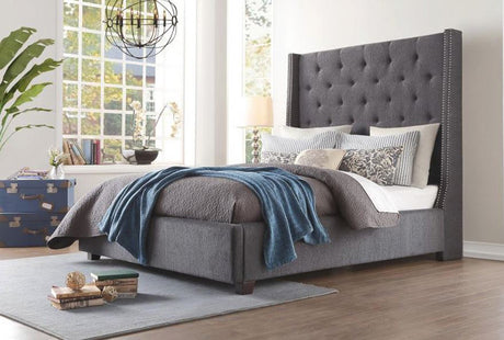 SAMARA Gray Storage Bed