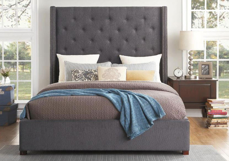 SAMARA Gray Storage Bed