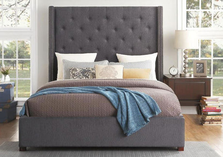 SAMARA Gray Storage Bed