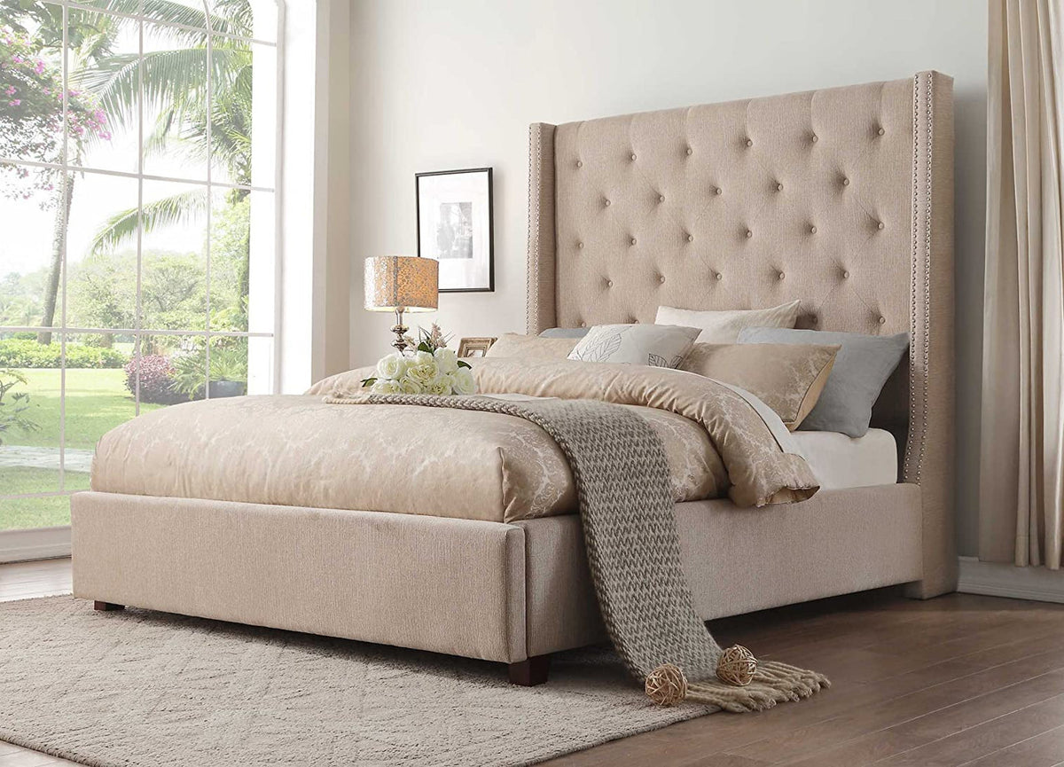 SAMARA Beige Bed