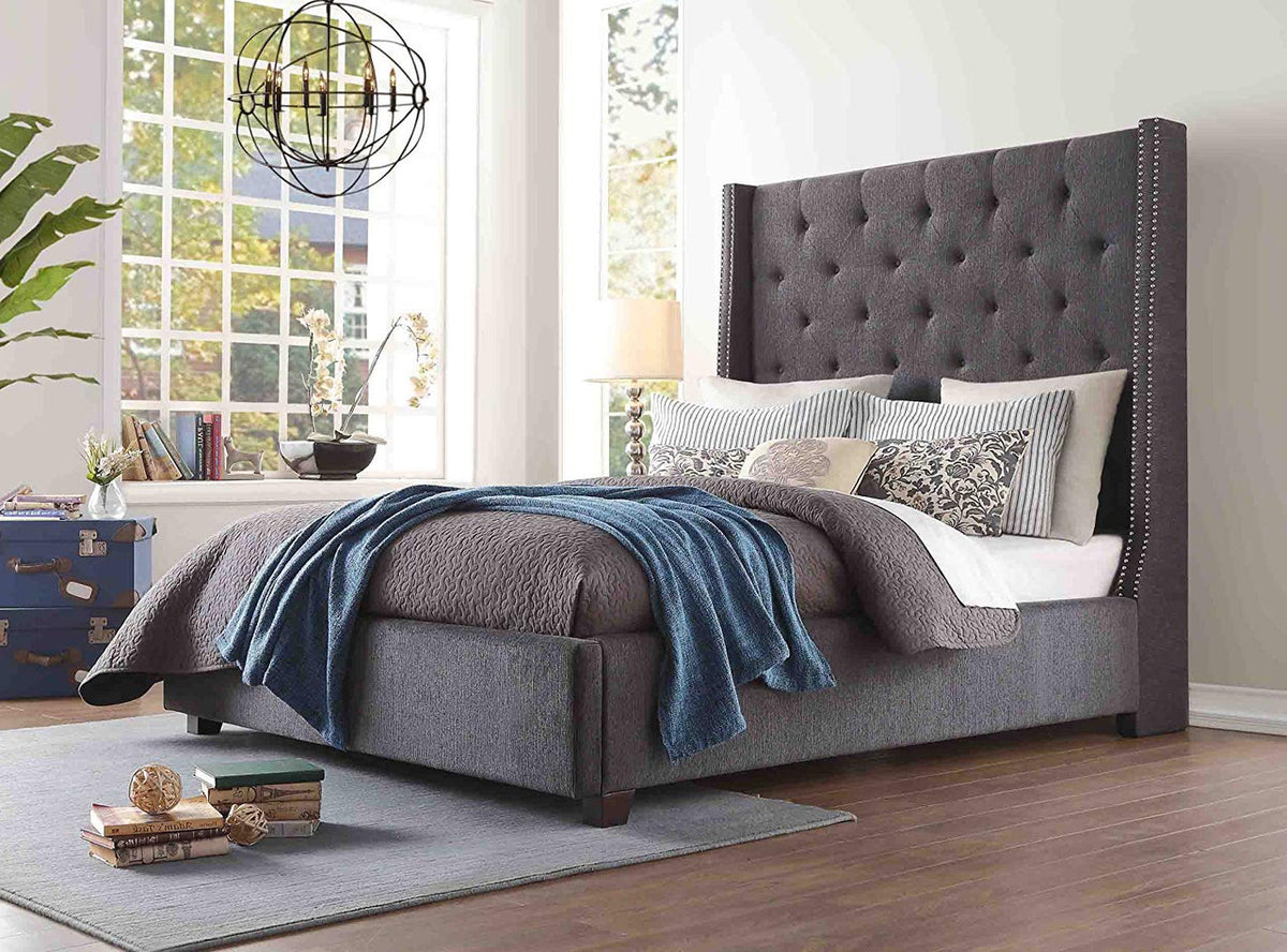 SAMARA Dark Gray Bed