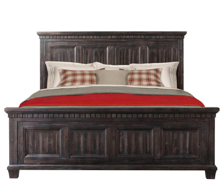 Santa Fe Weathered Grey/Oak finish 6-PC Bedroom Set