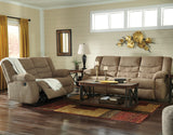 SARGE Mocha 63" Wide Reclining Loveseat