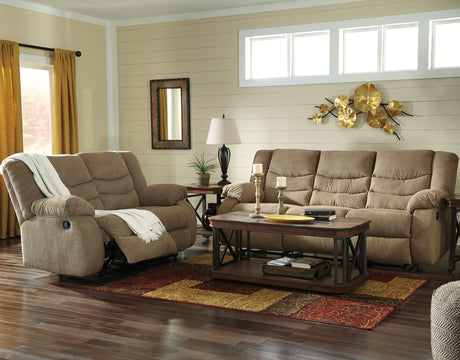 SARGE Mocha 63" Wide Reclining Loveseat