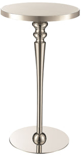 Savino White & Stainless Steel Bar Table