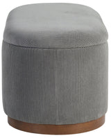 SCARLETT Gray Storage Bench