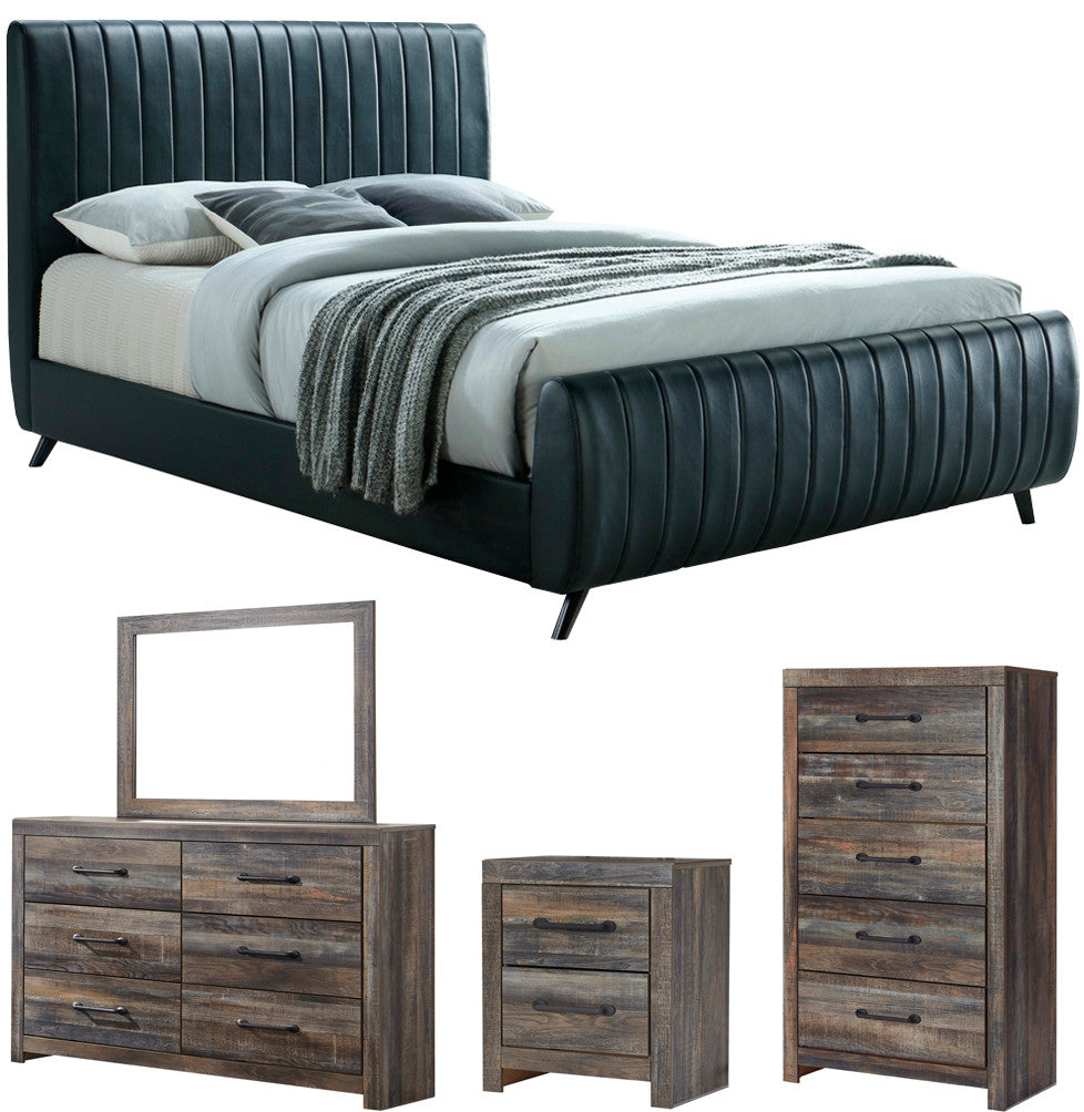 SETH Black Dark Bedroom