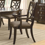 Shirley Dark Brown 7 Pc Dining Set