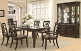 Shirley Dark Brown 7 Pc Dining Set