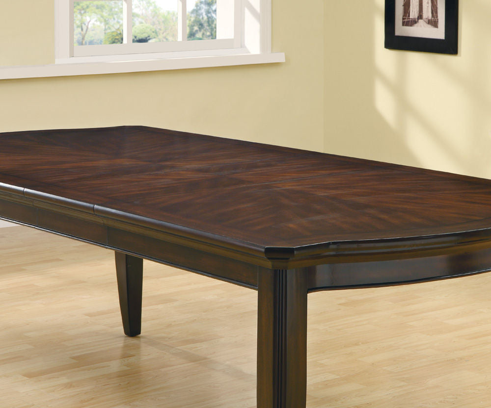 Shirley Dark Brown 7 Pc Dining Set