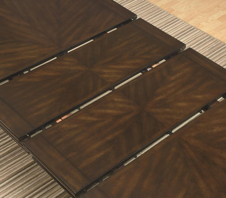 Shirley Dark Brown 7 Pc Dining Set