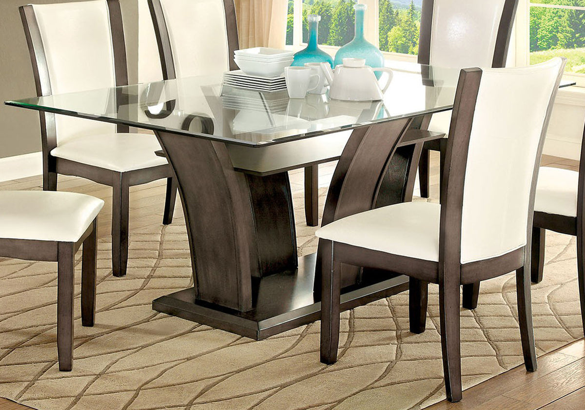 SICILIA Gray 7 Piece Dining Set