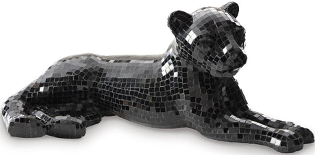 SILAS 25" Wide Black Panther Sculpture
