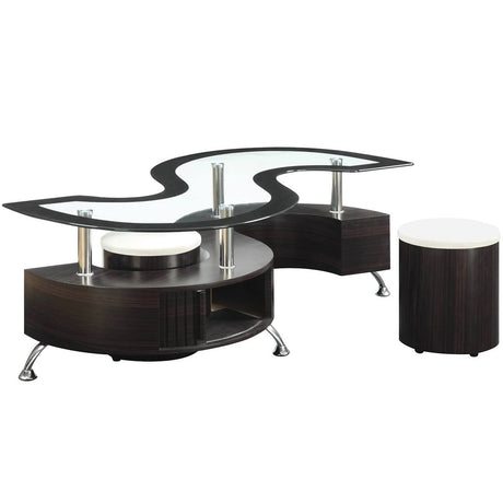 Skyro Coffee Table with Stools