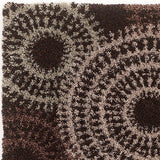 SPARKLE Brown Multi 5' x 8' Shag Rug
