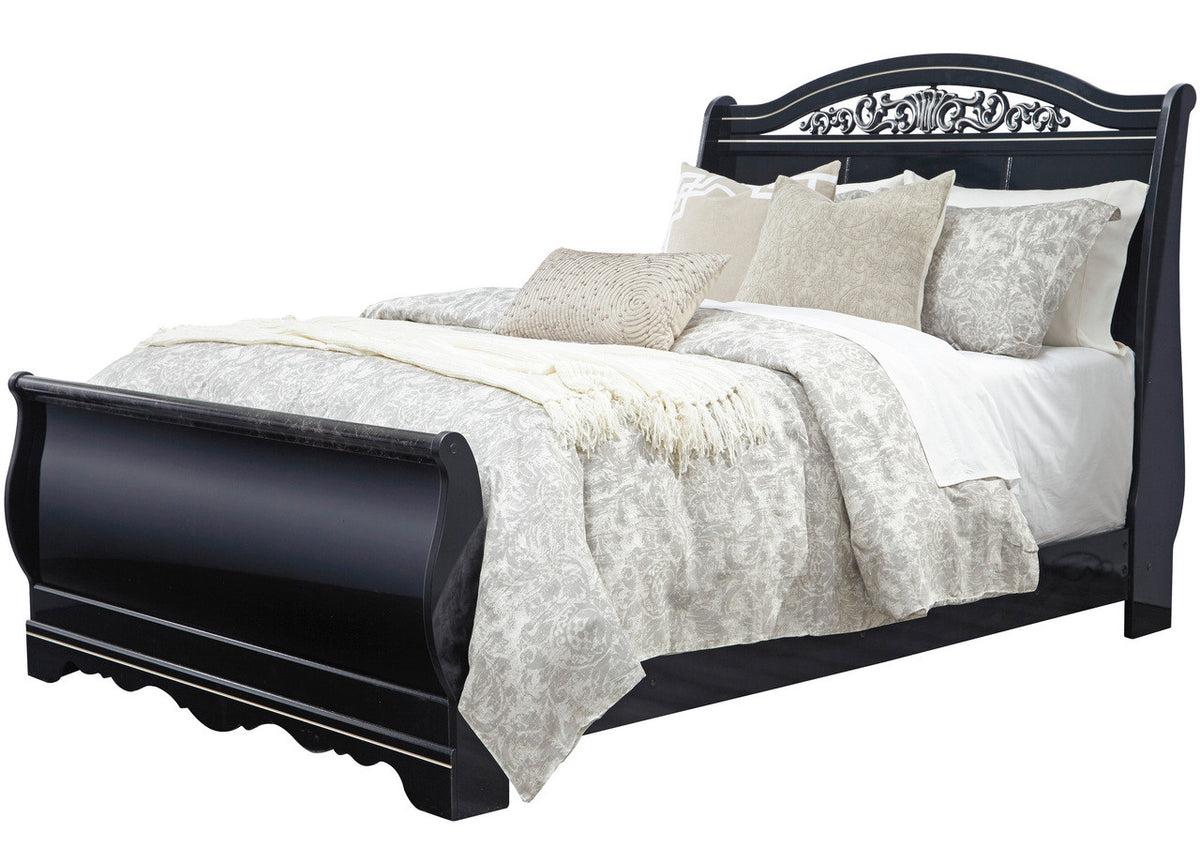 Stefanite Sleigh Bed