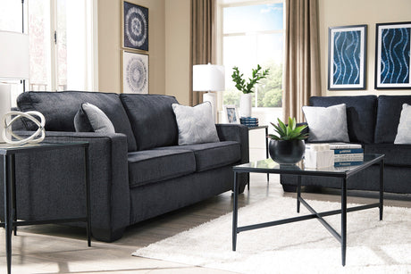 STELLAR Dark Gray Sofa & Loveseat
