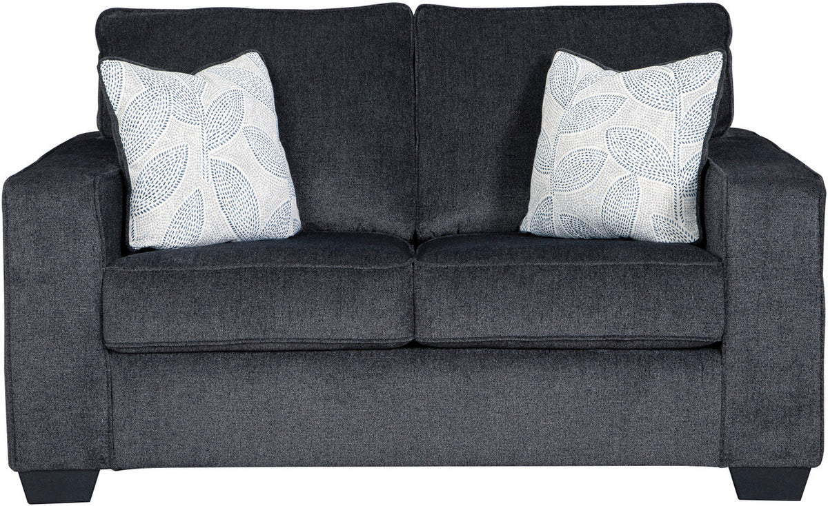 STELLAR Dark Gray Sofa & Loveseat