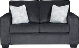 STELLAR Dark Gray Sofa & Loveseat