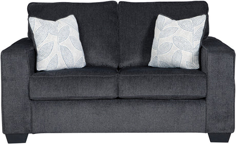 STELLAR Dark Gray Sofa & Loveseat