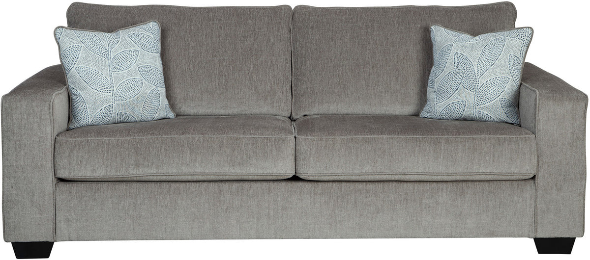 STELLAR Nickel Gray Sofa & Loveseat
