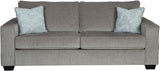 STELLAR Nickel Gray Sofa & Loveseat