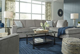 STELLAR Nickel 112" Wide Queen Sleeper Sectional