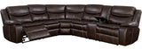 Stevan Brown 123" Wide Reclining Sectional