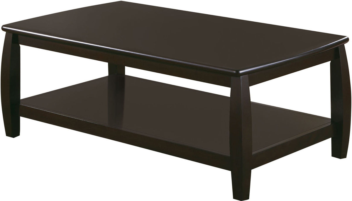 TALON Dark Brown 48" Wide Coffee Table