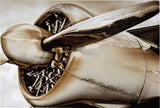TAXIING Airplane 72" Wide Wall Art