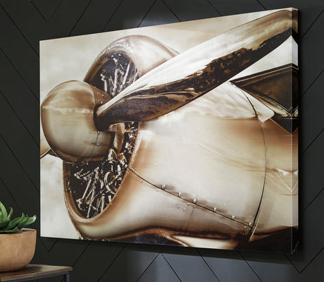 TAXIING Airplane 72" Wide Wall Art