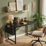 KESNER Black 32" Wide x 20" Depth Desk with Storage (RTA)