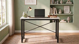TAZIO White & Black 31" x 20" Desk (RTA)