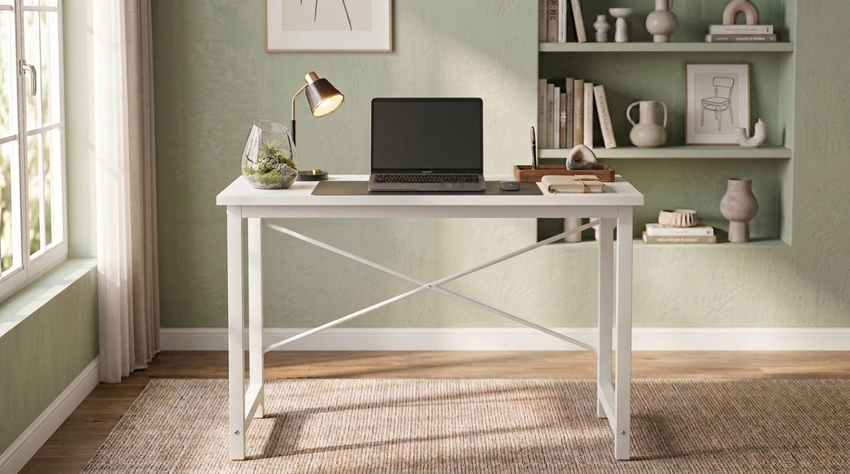 TAZIO White 31" x 20" Desk (RTA)