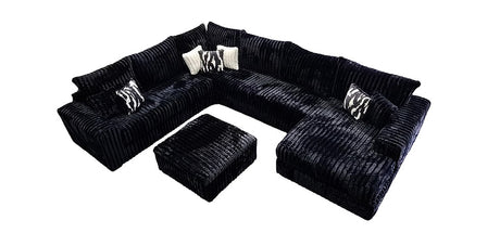 TEXAN Black 36" Ottoman