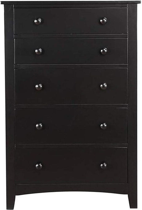 LUKAH Black Bedroom Set