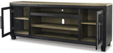 TOLAR Black 83" Wide x 33" Height TV Stand
