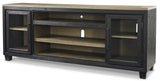 TOLAR Black 83" Wide x 33" Height TV Stand