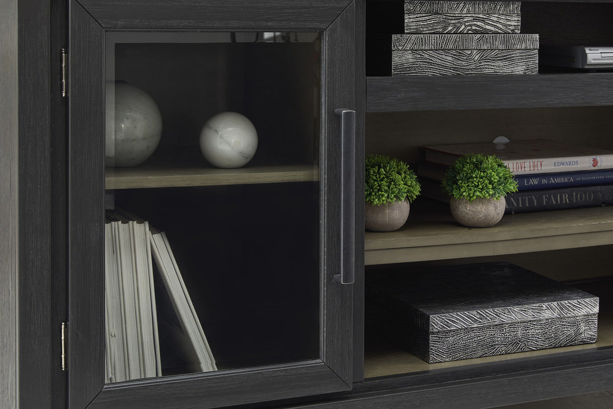 TOLAR Black 83" Wide x 33" Height TV Stand