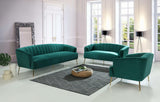 TULUM Green Velvet Livingroom Set