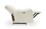TURNEY Off-White Performance Fabric 37" Wide x 42" Power Recliner
